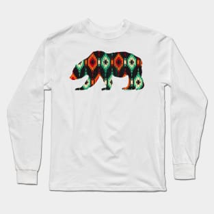 Southwestern Tribal Bear for Gay Bears & Admirers | BearlyBrand Long Sleeve T-Shirt